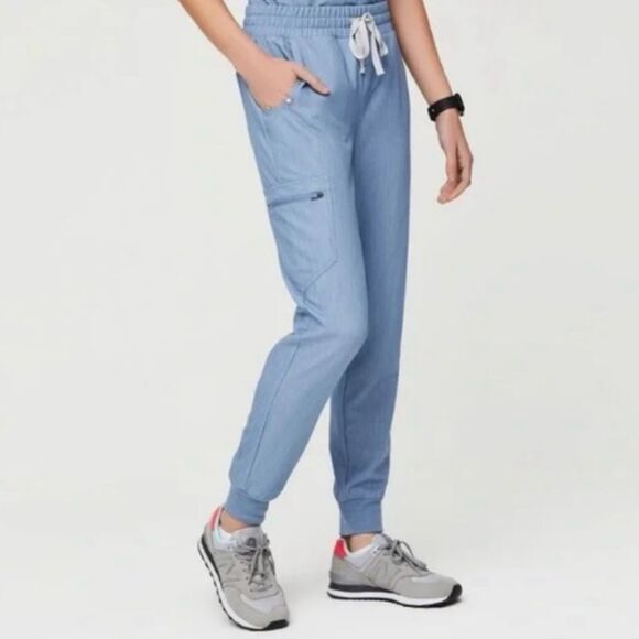 Figs Zamora Jogger Scrub Pants™ | XLarge | Heathered Indigo - Picture 1 of 9